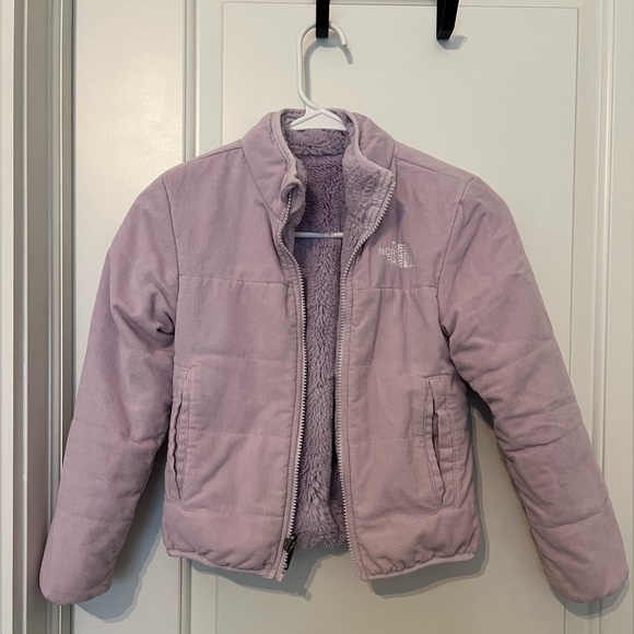 The Northface Girls Reversible Mossbud Jacket - Picture 3 of 5